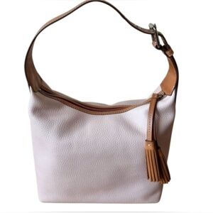 Dooney & Bourke Pink Pebbled Leather Shoulder Bag - Hobo/Slouch Bag 🌸